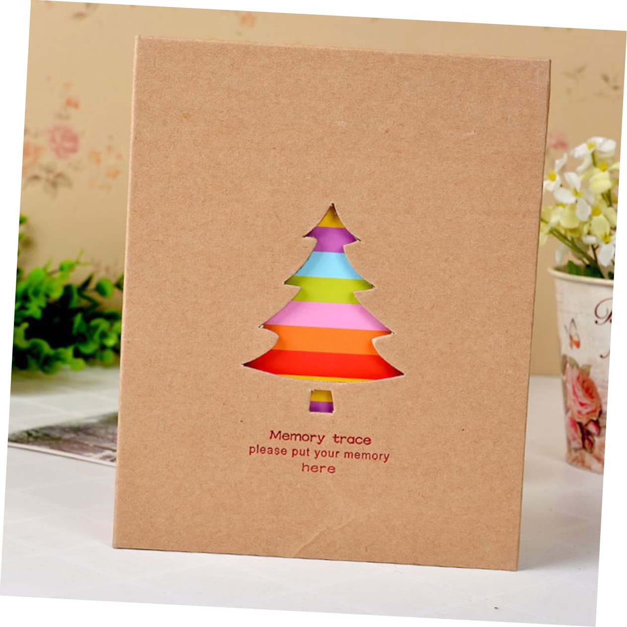 ibasenice 3St Fotoalbum kostbares Moment-Album - Hochzeitsalben Erinnerungsbuch für Babys, das aufwächst Fotoalben christmas tree weihnachstbaum Babyalbum kreative