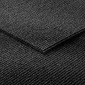 Livelynine Black Carpet Tiles Peel and Stick with Padding Self Adhesive Carpet Squares for Bedroom Cats Indoor Basement Floor Non Slip Sticky Flooring Stick on Square Rug Remnants 4-pcs 11.8x11.8