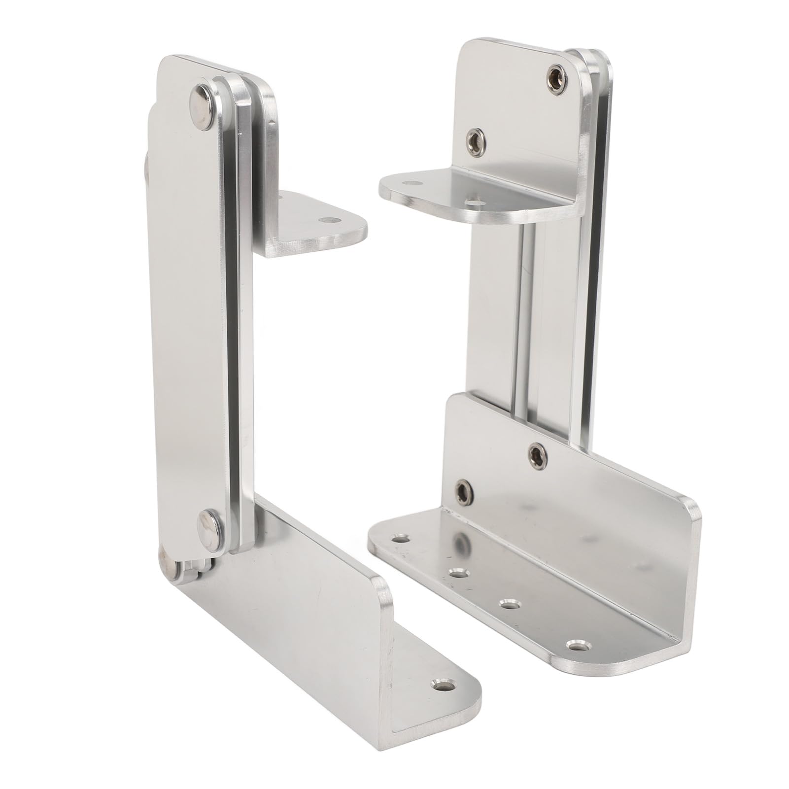 Ymiko Boat Seat Mounting Hinges, Fold Up Aluminum Alloy Boat Seat Hinge for Yacht