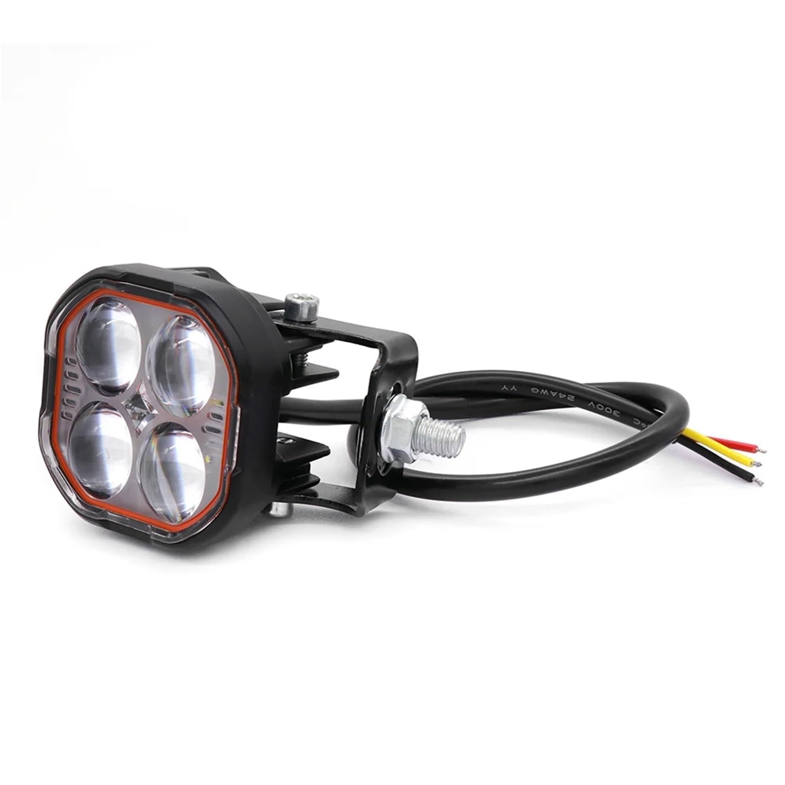Anabbaglianti Faro LED da 40 W per moto, super luminoso, proiettore doppio, fendinebbia, per auto fuoristrada, ATV, camion Luci per motociclette(2PCS)
