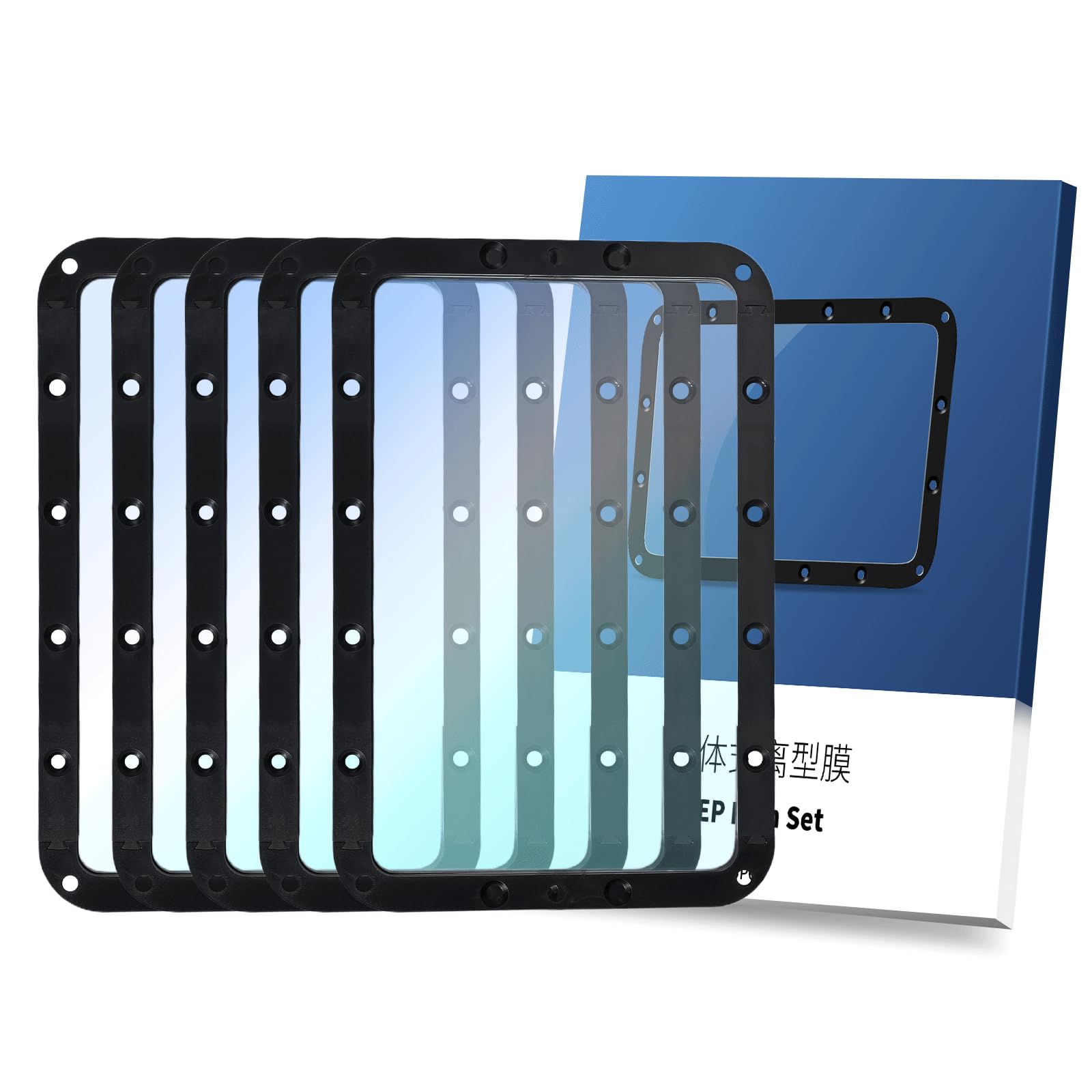 2Pcs Photon Mono 2 FEP Film Resin Vat FEP Upgrades 3D Printer Accessories Compatible with Anycubic Photon Mono 2,Mono 4 UV DLP LCD - 197 x 131mm