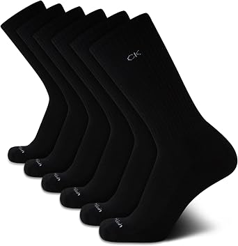 Calvin Klein Unisex's Casual Sock Pack of 6