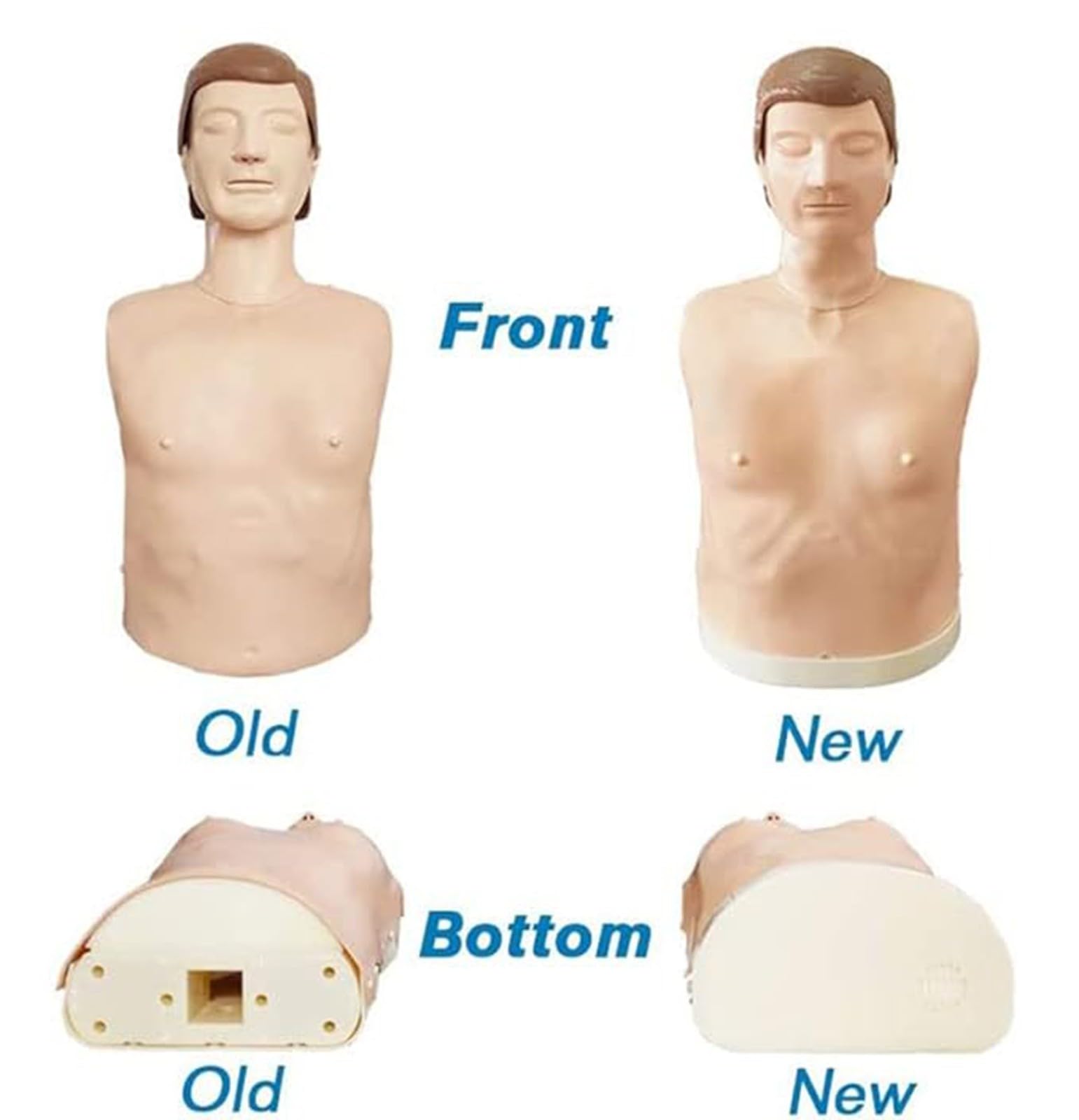 Mannequins De Secourisme Demi-Corps Mannequin RCP Respiration Artificielle Modèle Humain Simulateur De Réanimation Pour Adulte A