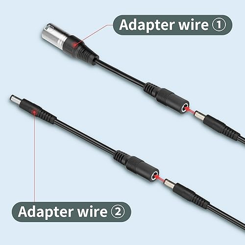 Miniatura 10 de Xietongpo Cargador de batería de 42V 2A con 3 enchufes 0.083 in 0.098 in DC Plug y 0.315 in 3 clavijas conector hembra para batería de litio de 36V,