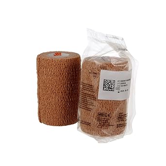3M? Coban? Self-Adherent Wrap 1584, Tan, 18 Bags/Case