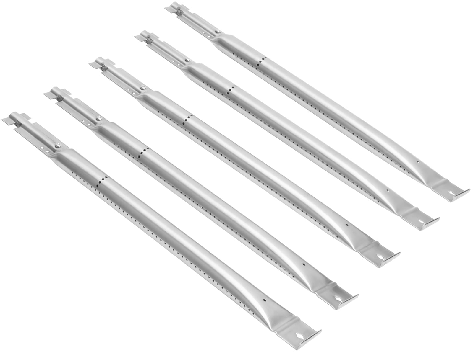 17'' x 1'' Grill Tube Burners for Kitchen Aid Replacement 720-0954 720-0954A 730-0954 730-0954A 720-0856V 720-0893 720-0893D 720-0893G 860-0003 870-0003, for KitchenAid BBQ Parts, Stainless Steel,5PCS