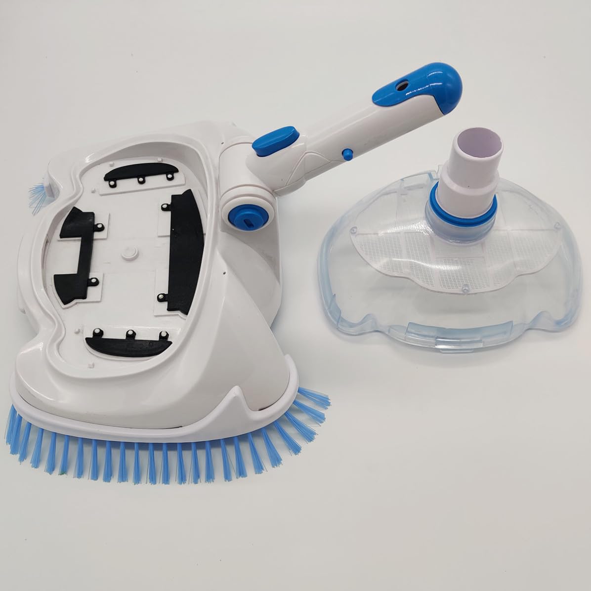 Tête de Nettoyage de Piscine à Vide Couvercle Transparent, Blanc