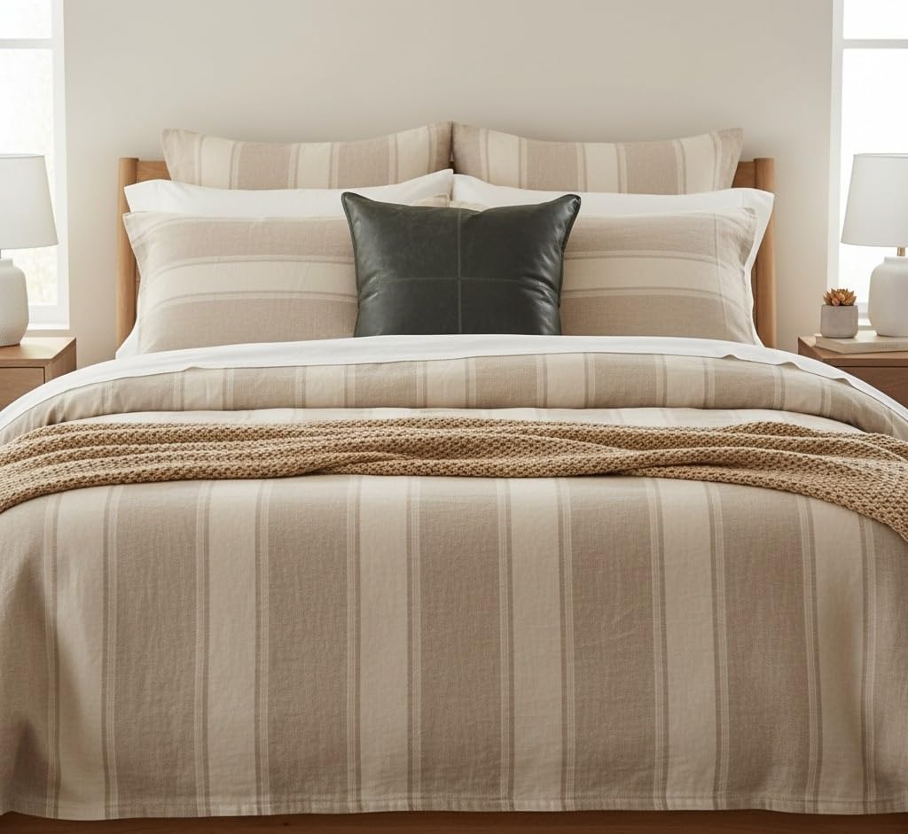 Genuine Leather Pillow Cover Case for Lumbar Throw Couch Pillows - Farmhouse Decorative Modern Sofa Thick & Soft Cushion Covers (Forest Green, 24" x 24")