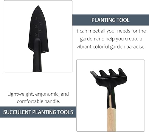 Miniatura 5 de Luxshiny Gardening Tool for Succulents and Bonsai Plants Potting Shovel Transplanting Tools Watering Kettle and Scissors with Ergonomic Design for