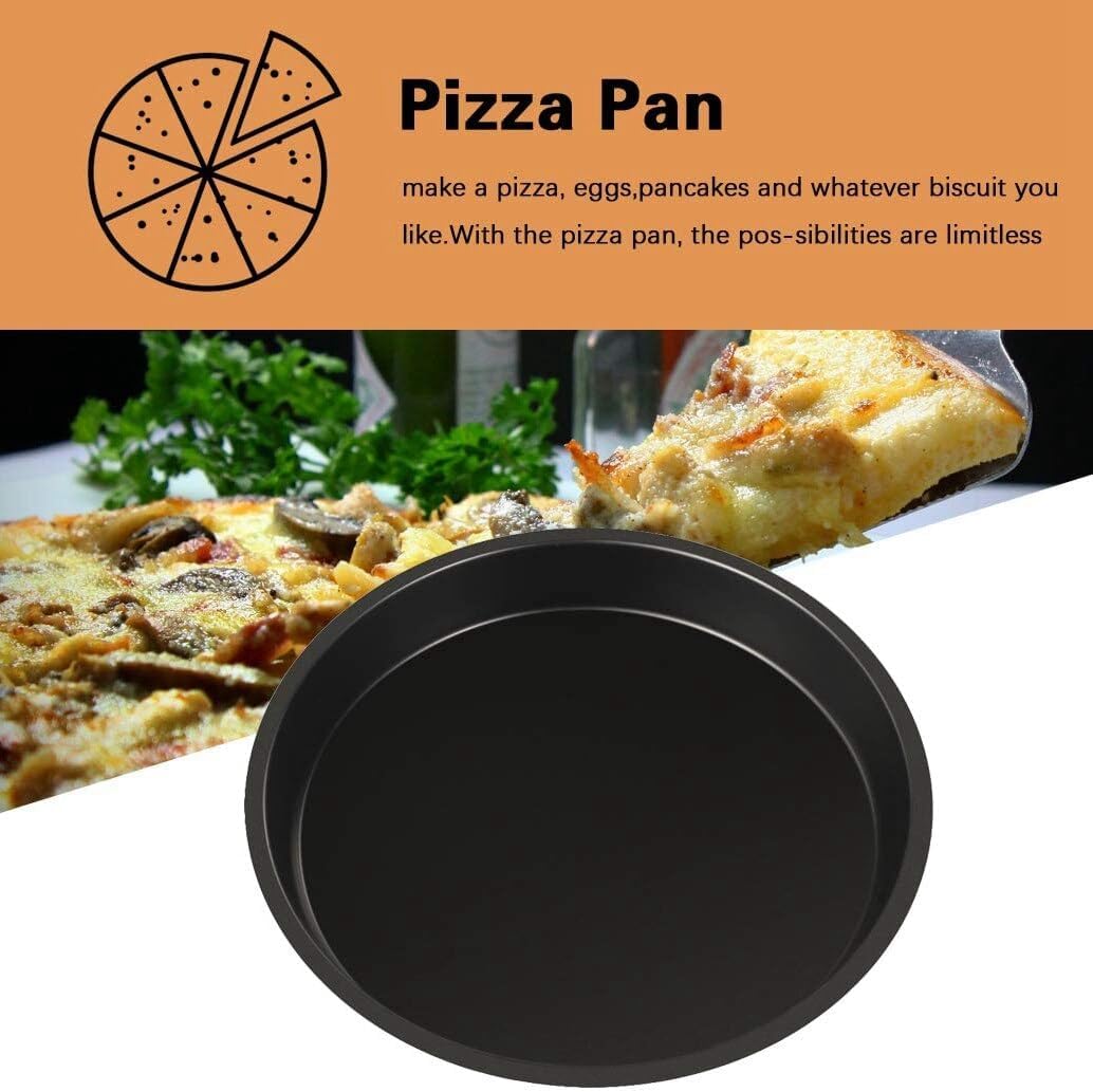 7-Inch Airfryer Accessories, 2 Pack Non-Stick Bakeware Cake Bucket Pizza Tray, Kitchen Restaurant Tool Set