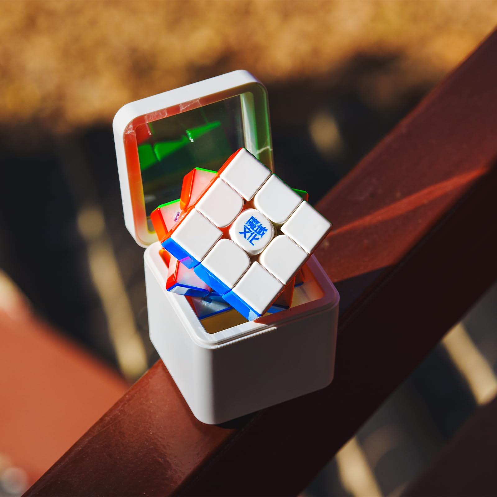 Moyu Super Weilong v2, Magnetic Magic Cube Stickerless 3x3 Maglev Easy Turn & Smooth Ball-Core Version Design Faster & Professional