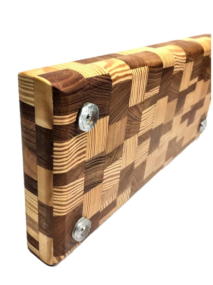 renna store tagliere da cucina chef legno massello, cm 31,5xcm 14,5 h 40 mm acid free, rovere, faggio, olmo, yellow pine, olio natural vegan -colla alimentare,made in Italy art. Bernardo