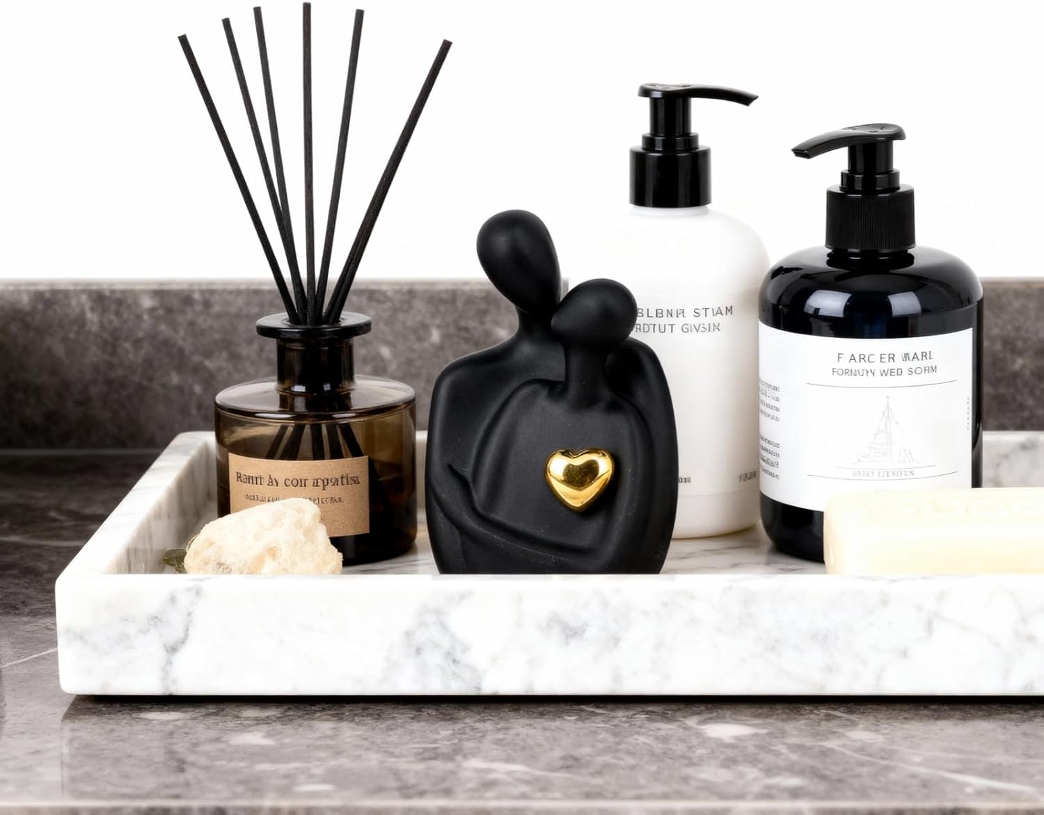 Black 4.29in Embracing Couple Statue, Suitable for Couples and Lovers, Resin Product, Wedding Decoration for Bride and Groom, Suitable for Modern Living Room and Room Decoration. - Image 6