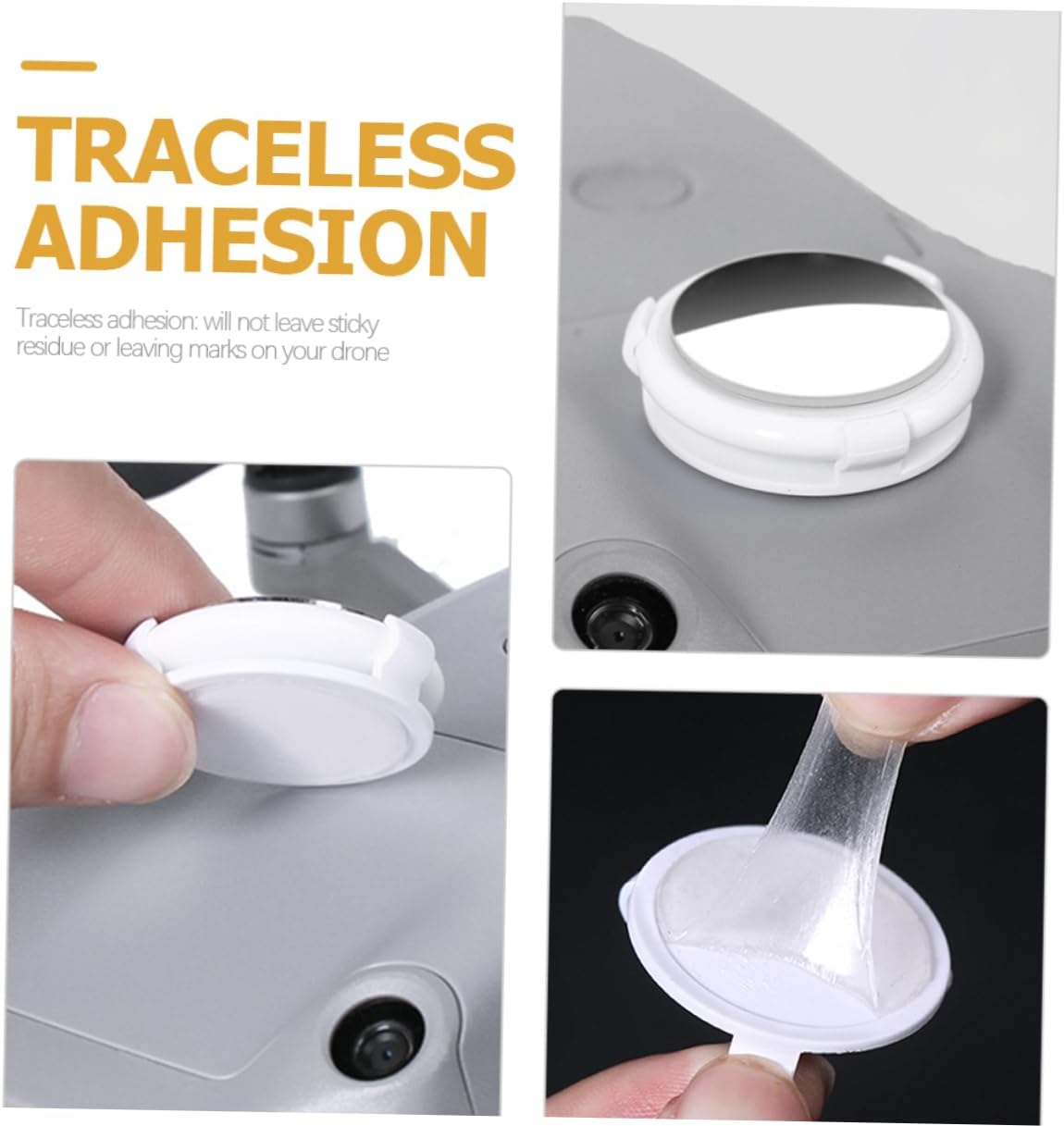 Angoily 3pcs Holder Adhesive Bracket for Lightweight Drone Accessories Easy Installation Mount for Quadcopters Compatible Pro