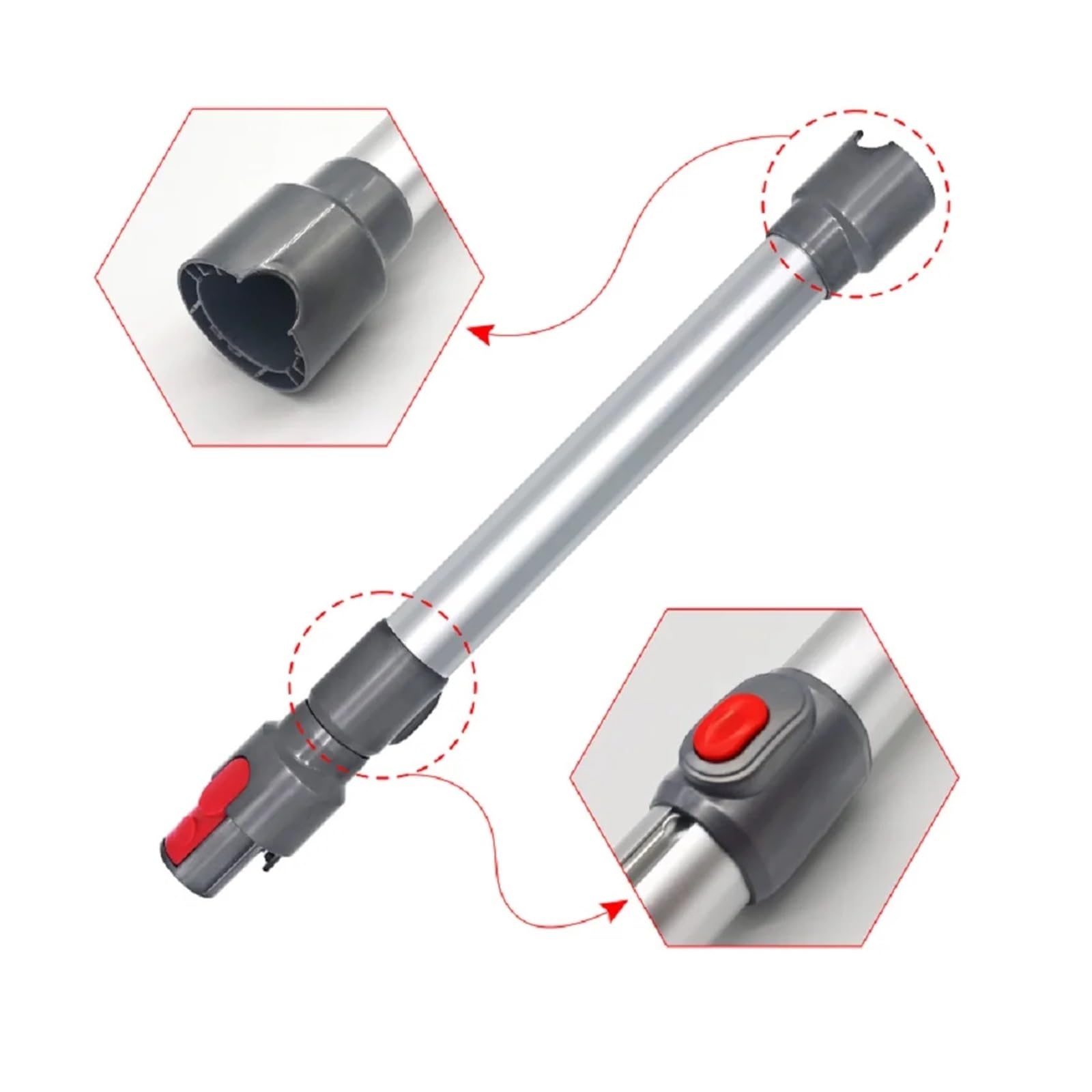 Tubo prolunga telescopico, compatibile con Dyson, V7 V8 V10