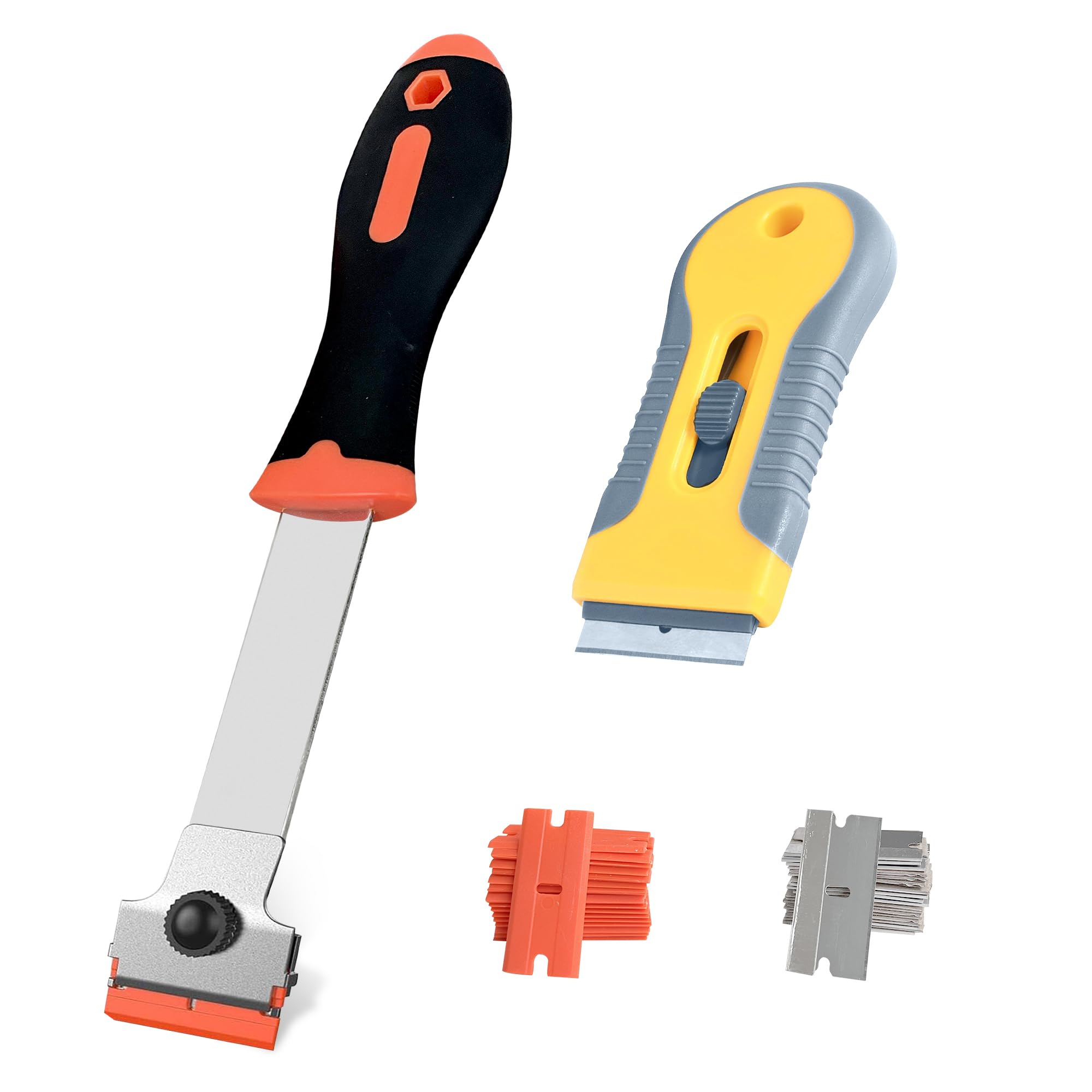 Grattoir vitrocéramique double action et ses 20 lames anti-rayures