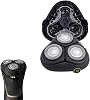 Soporte de cabezal de repuesto S3000 compatible con afeitadoras Philips Norelco Aquatec, cuchillas de afeitadora para serie S3000 S3206 S4303. 1 unidad (paquete de 1) 1