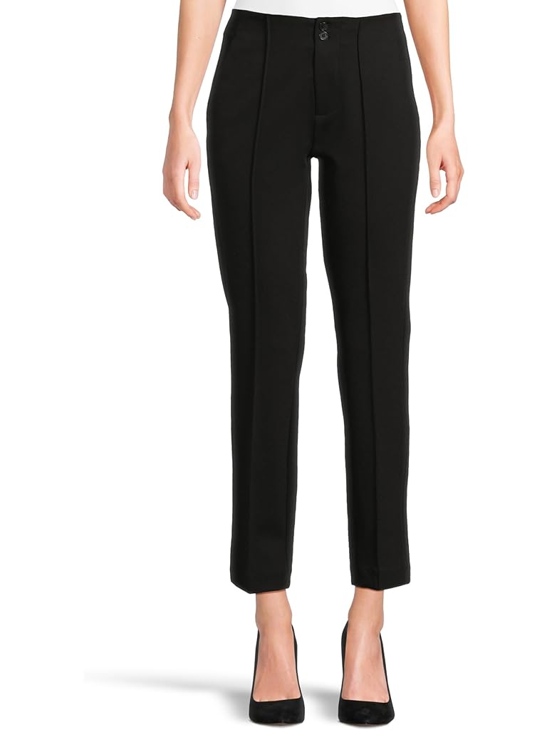 Black Liverpool Los Angeles Mid-Rise Double Button Trouser