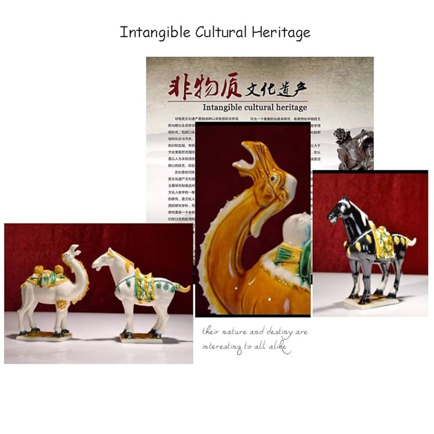 キャメルと馬と異人像（陶器）３個セット キャメルと馬と異人像（陶器）3個セット Amazon.co.jp