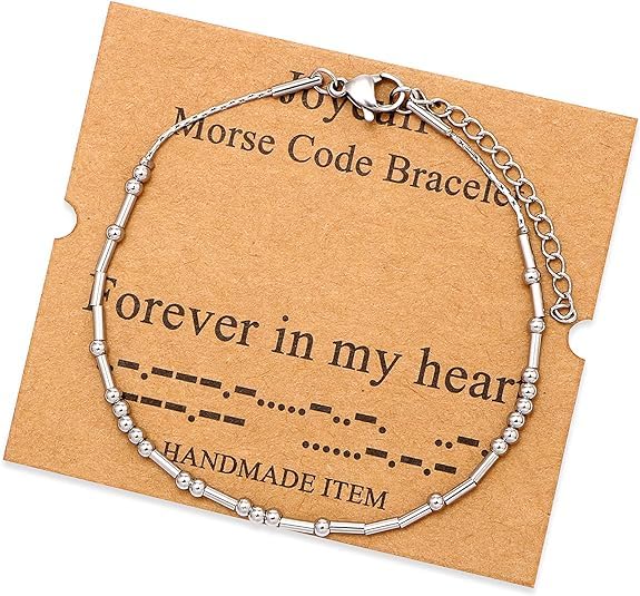 Image of JoycuFF Inspirational ๐ ๐ผ๐ฟ๐๐ฒ ๐๐ผ๐ฑ๐ฒ ๐๐ฟ๐ฎ๐ฐ๐ฒ๐น๐ฒ๐๐ ๐ณ๐ผ๐ฟ ๐ช๐ผ๐บ๐ฒ๐ป Gold Silver Stainless Steel Beads Bracelets Encouragement Birthday Gifts for Her Daughter Sister Mom Best Friend
