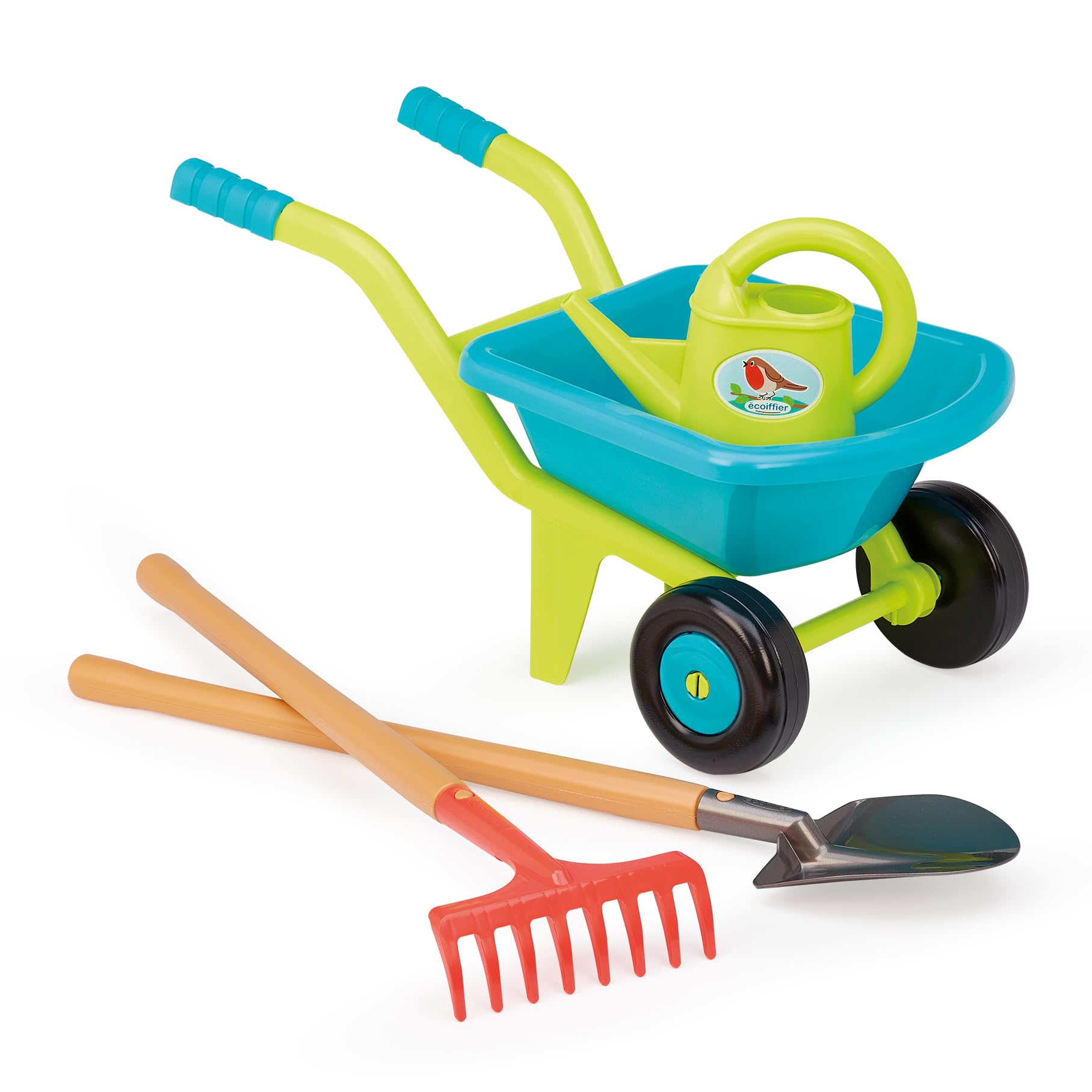 Brouette Jardin Enfant Ecoiffier - Kit Jardinage Avec Outils 70 Cm, Origine France