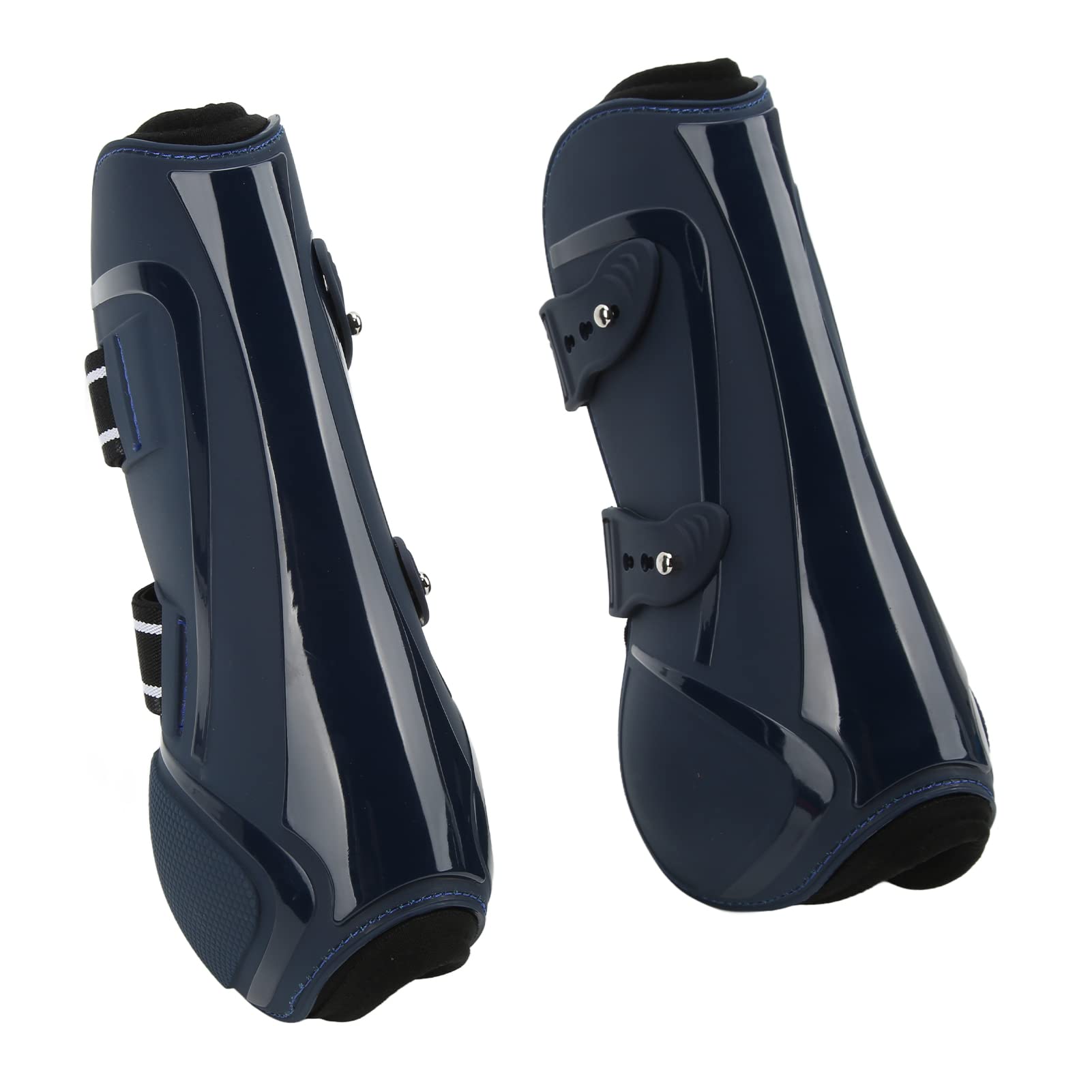 01 02 015 Botas de guardia de tendón, PU Shell Soft Dureza Ligero Caballo Tendón Fetlock Botas para montar a caballo para saltar la competencia