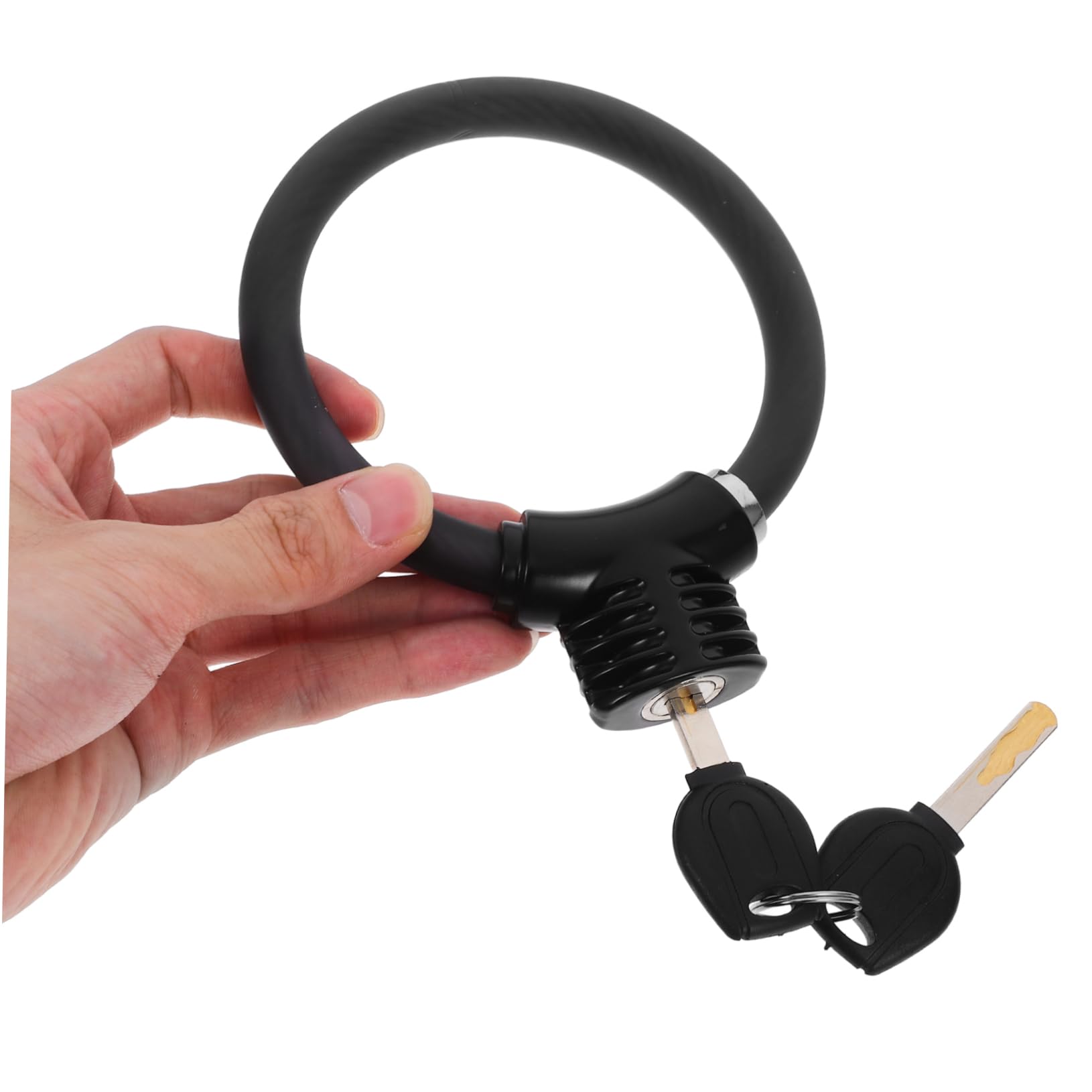 BESPORTBLE Water-Resistant Bike Chain Lock Round Shape Anti-Theft Security for Bicycles and Portable