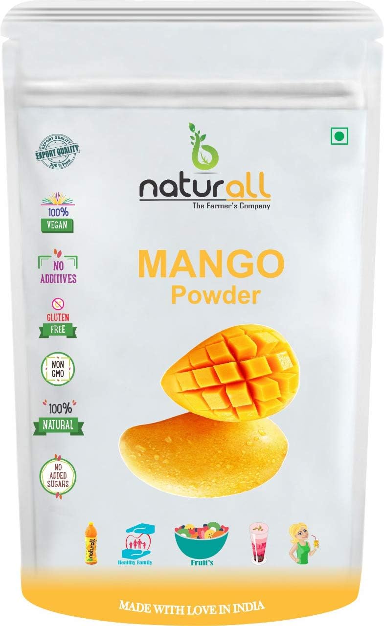 B Naturall Mango Fruit Powder | Dry, No Added Sugars And Preservatives - 200 Gm By B Naturall, Fresh