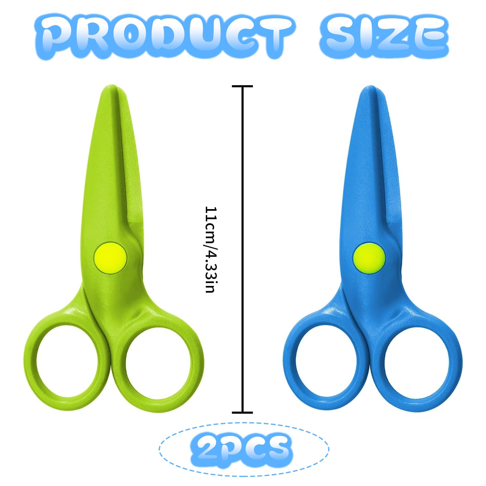 Pezzi Forbici di Sicurezza per Bambini Forbici per Bambini in Età Prescolare Forbici a Mano con Manico in Plastica per Scrapbooking Arte Artigianato | Leroy Merlin