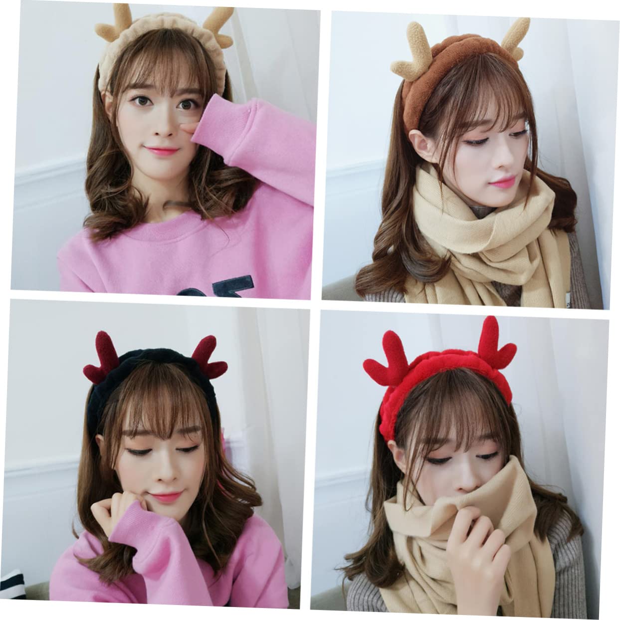 Baluue 12 Piezas diadema elástica hair topper bruni diademas de tela diadema de spa de navidad diadema cosmética aro de pelo de navidad turbantes para mujer diademas de mujer