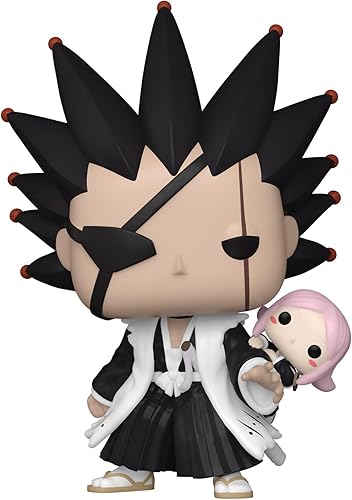 Miniatura 2 de Funko Pop! Animation: Bleach - Kenpachi con Yachiru - Exclusivo de Amazon - Figura de vinilo coleccionable - Idea de regalo - Producto oficial -