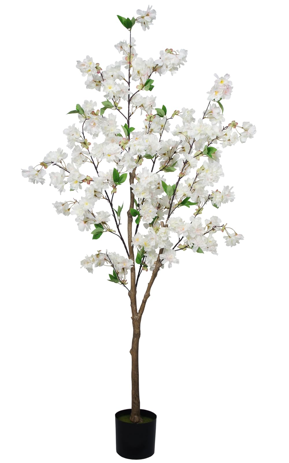 TDIAOL 4ft White Cherry Blossom Tree