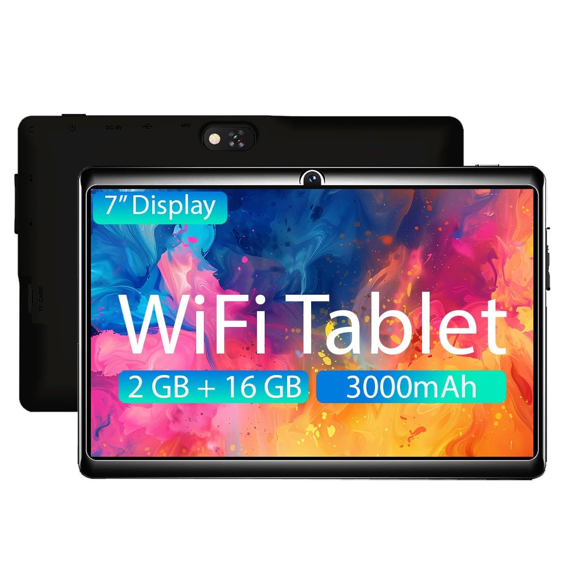 IKALL N11 Pro Tablet - 7inch Display, 2GB RAM & 16GB ROM, 3000mAh Battery, Android 8.0, 2MP Rear Camera (Black)-picture-50