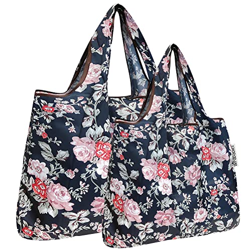 Image of allydrew Large Foldable Tote Nylon Reusable Grocery Bag