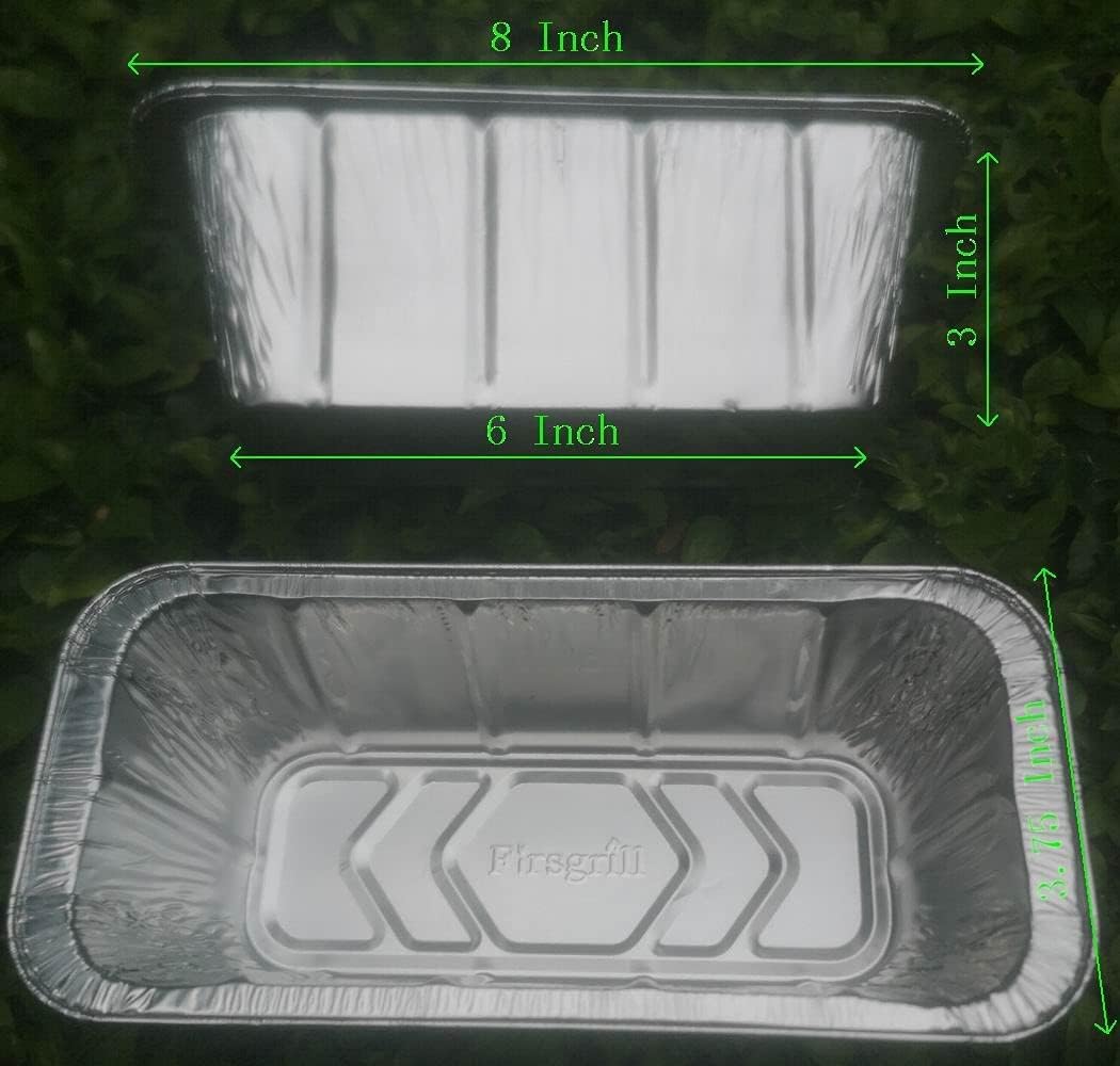 Firsgrill 30 Pack Professional Replacement Blackstone 17" 22" 28" 30" 36" Aluminum Foil Tray Drip Pans Griddle Grease Cup Liners 8" L x 3.75" Wx 3" D : Patio, Lawn & Garden