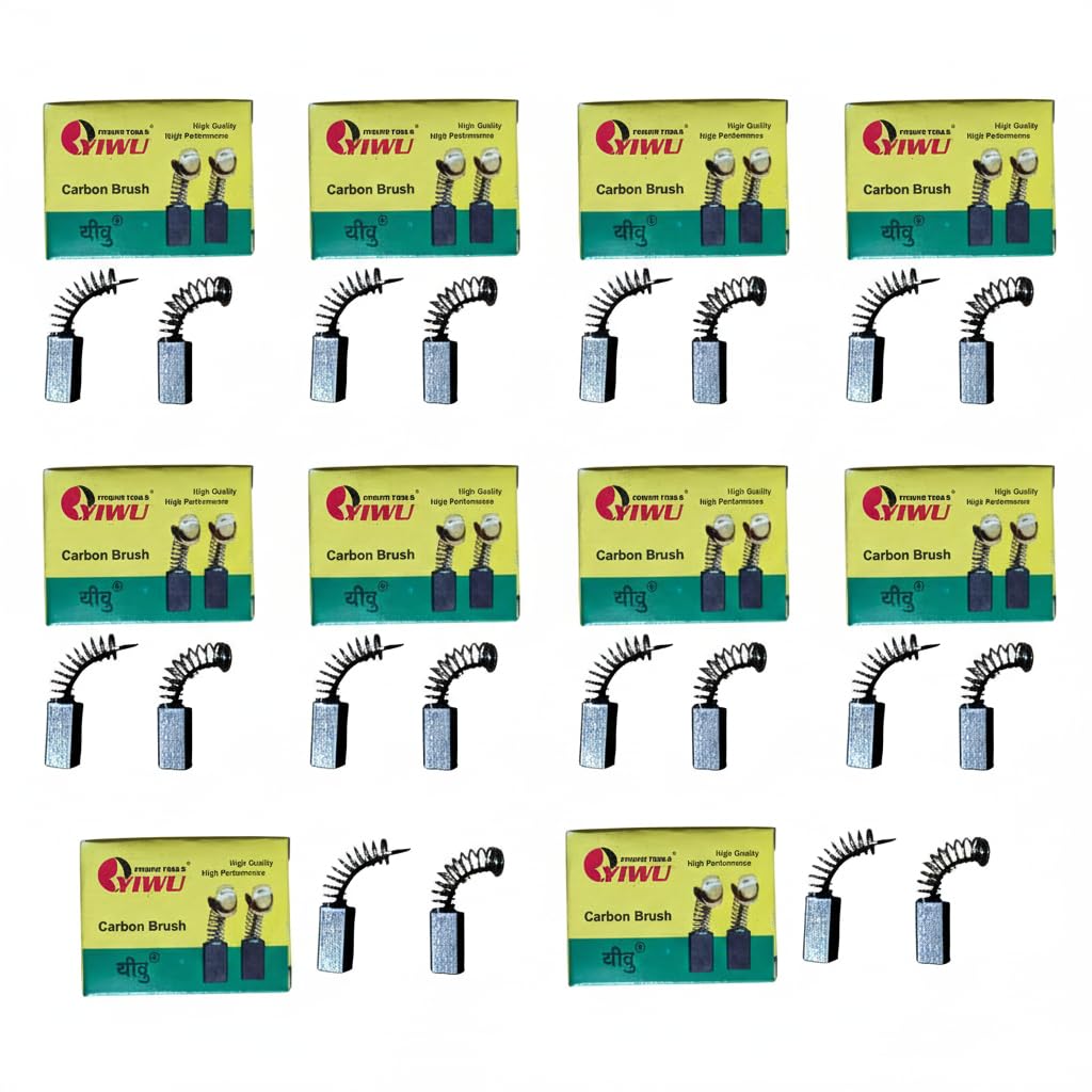 Pioneer Abrasive Carbon Brush for 2310 Drill Machine | Power Tool Carbon Brush (Set of 10)-image-9