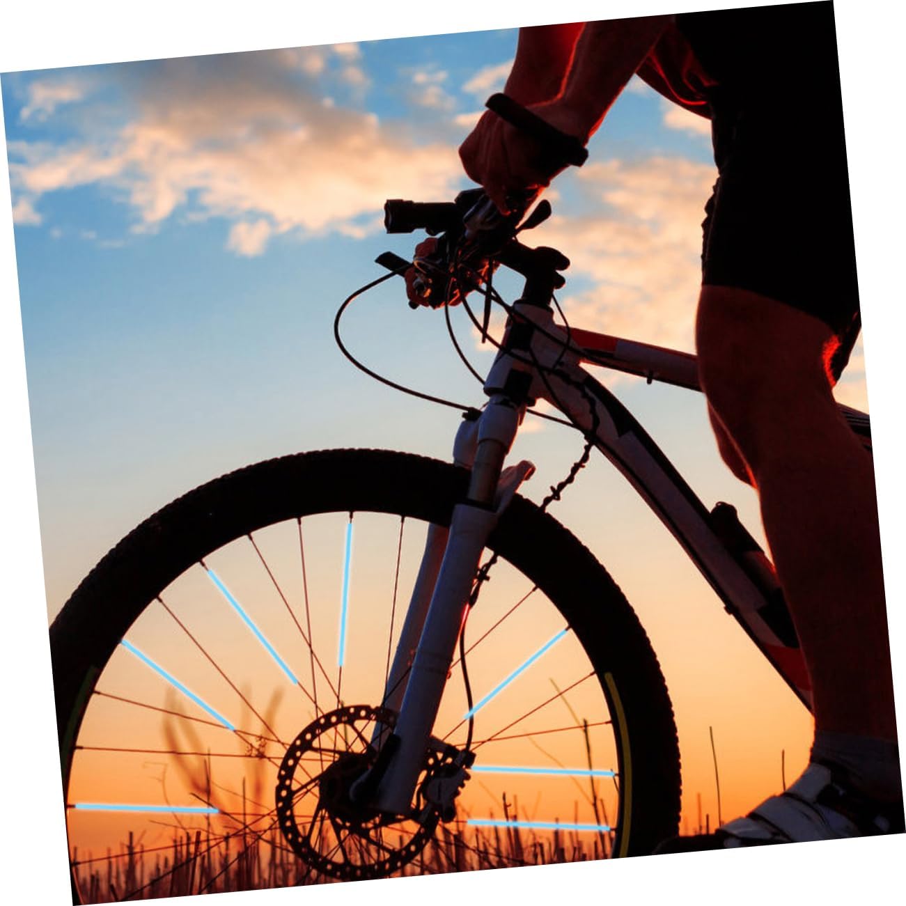 TOYANDONA 144pcs Bicycle Wheel Hub Covers Stylish Bike Protector for Mountain Bikes and Motorcycles Spokes Decoration Easy to Install Versatile Use