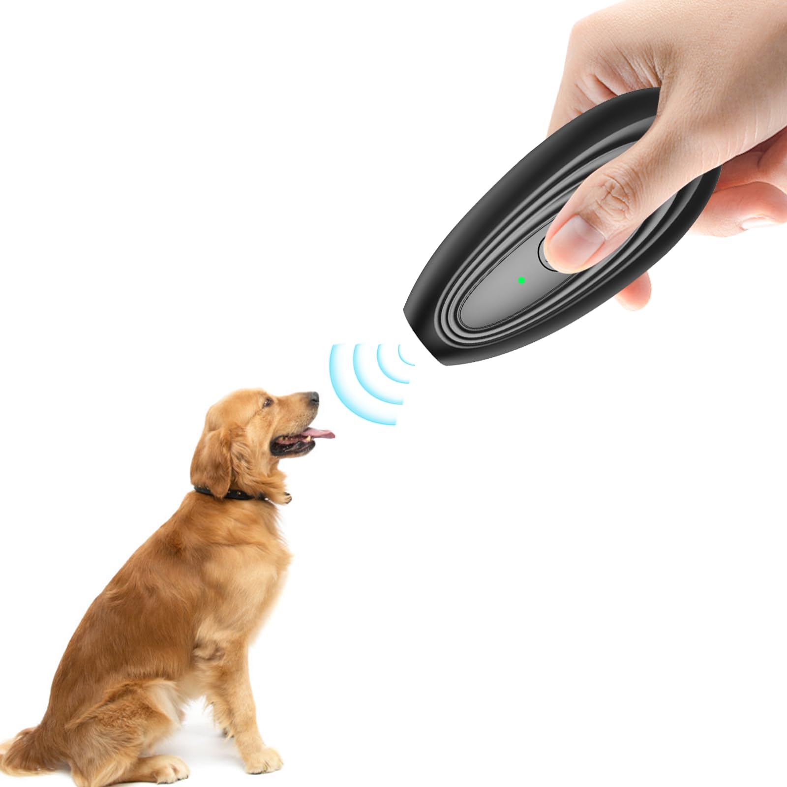 Decoration world Anti Bark Buddy - One Button Stop Dog Barking Device, 1200mha Rechargeable Battery, Safe for Dogs & Humans, More Effective Anti Barking Solution
