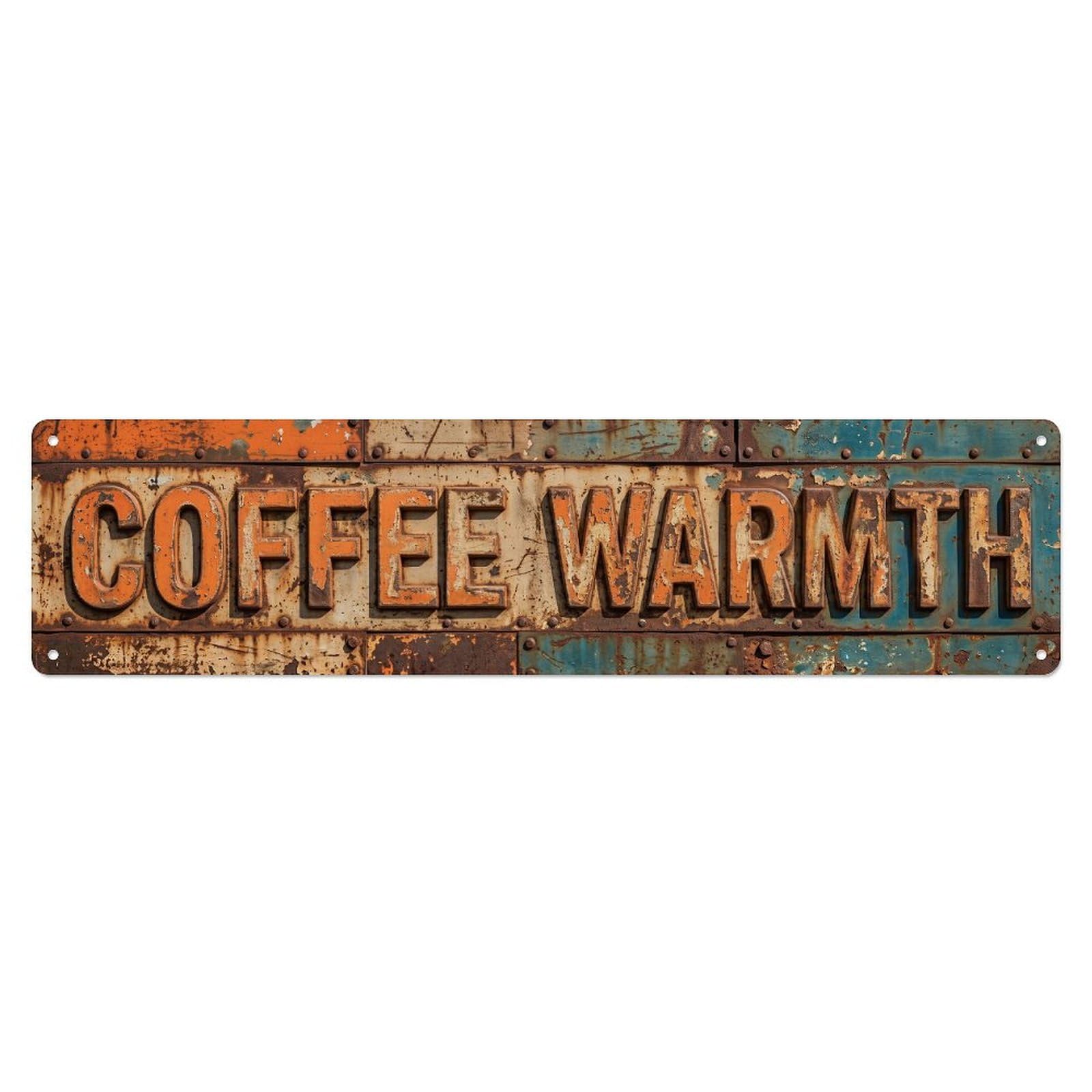 Coffee Warmth Vintage Metal Tin Sign