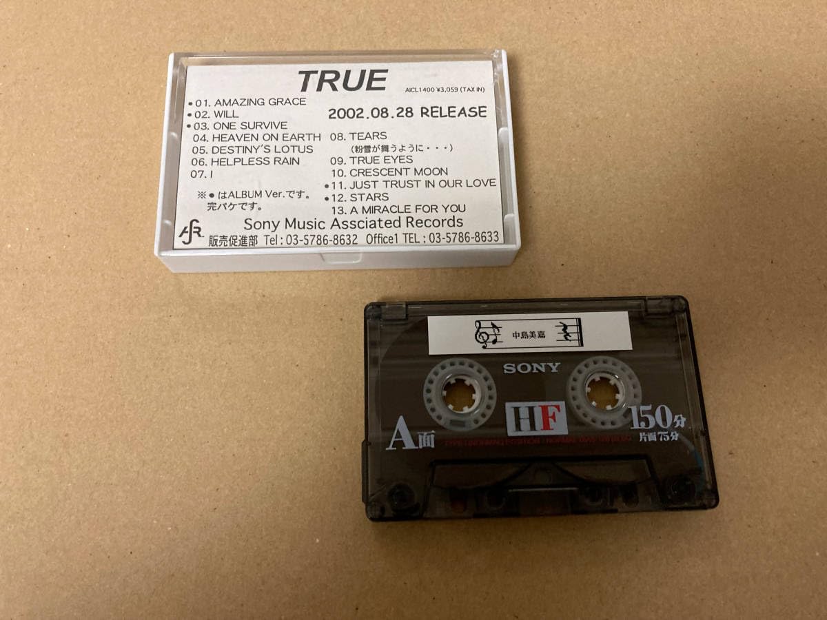 中島美嘉 TRUE コンパクトカセット