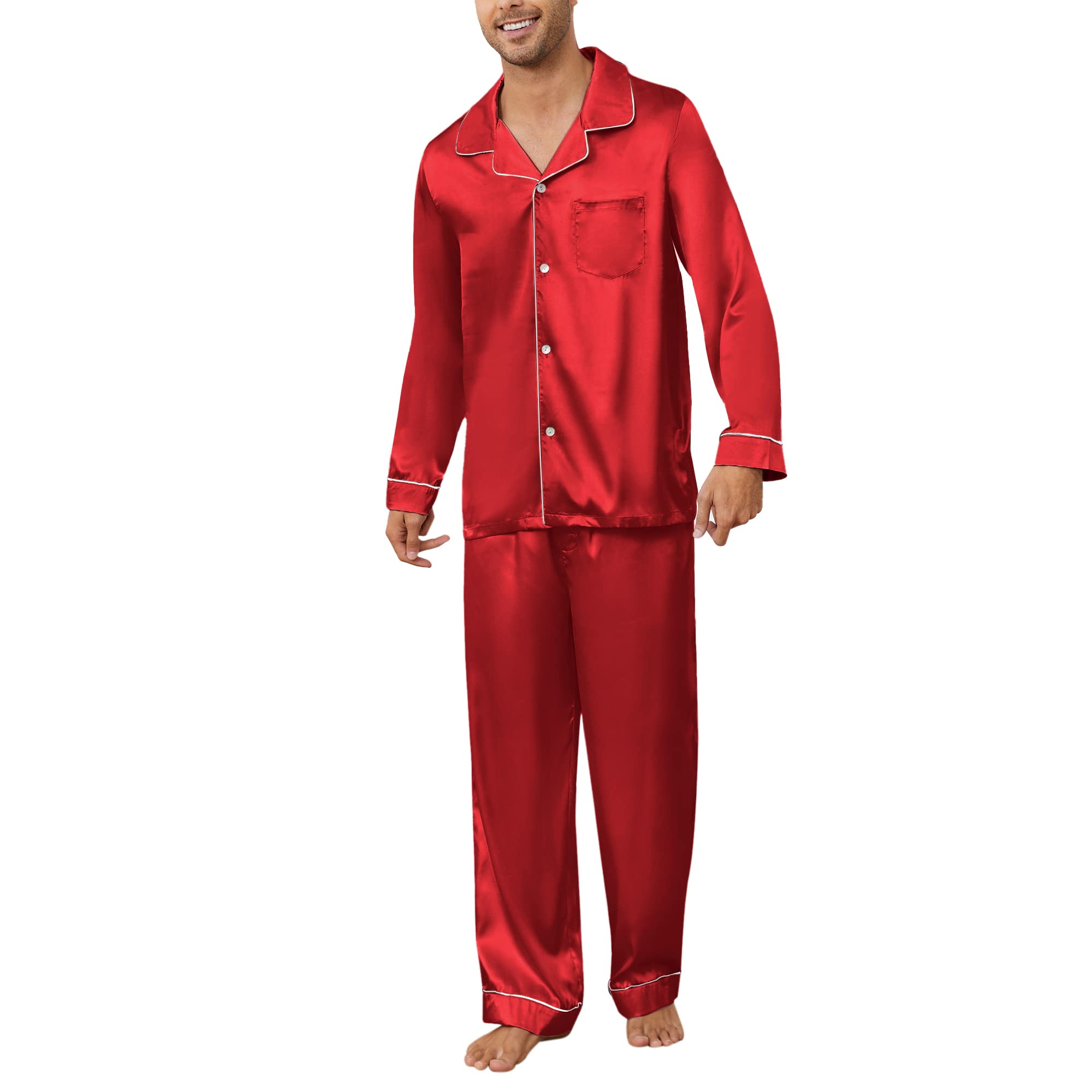 u2skiin Mens Pajama Pants Soft, Lightweight Lounge Pant with Pockets Sleep Pj Bottoms for Men-picture-24