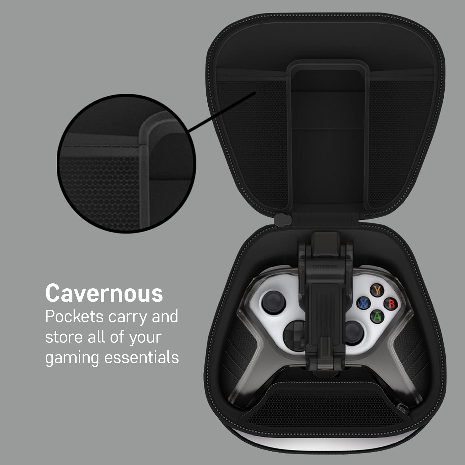 OtterBox Gaming Controller Carrying Case for Xbox One, Xbox Series X|S and Xbox Elite Series 2 Wireless Controllers - BLACK : Video Games