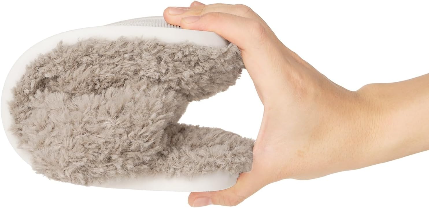 Dokela Women's Cozy Slippers Slip On Open Toe House Slippers for Women Indoor Arch Support Anti-slip Shoes Lightweight Winter House Bedroom Shoes - Image 2