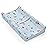 Blissful Diary Baby Changing Pad with Waterproof Lining Foam, Includes a Soft & Washable Cover, Contoured Changing Table Pads for Dresser Top with Non-Slip Bottom, 3216 (Blue, Rectangular)