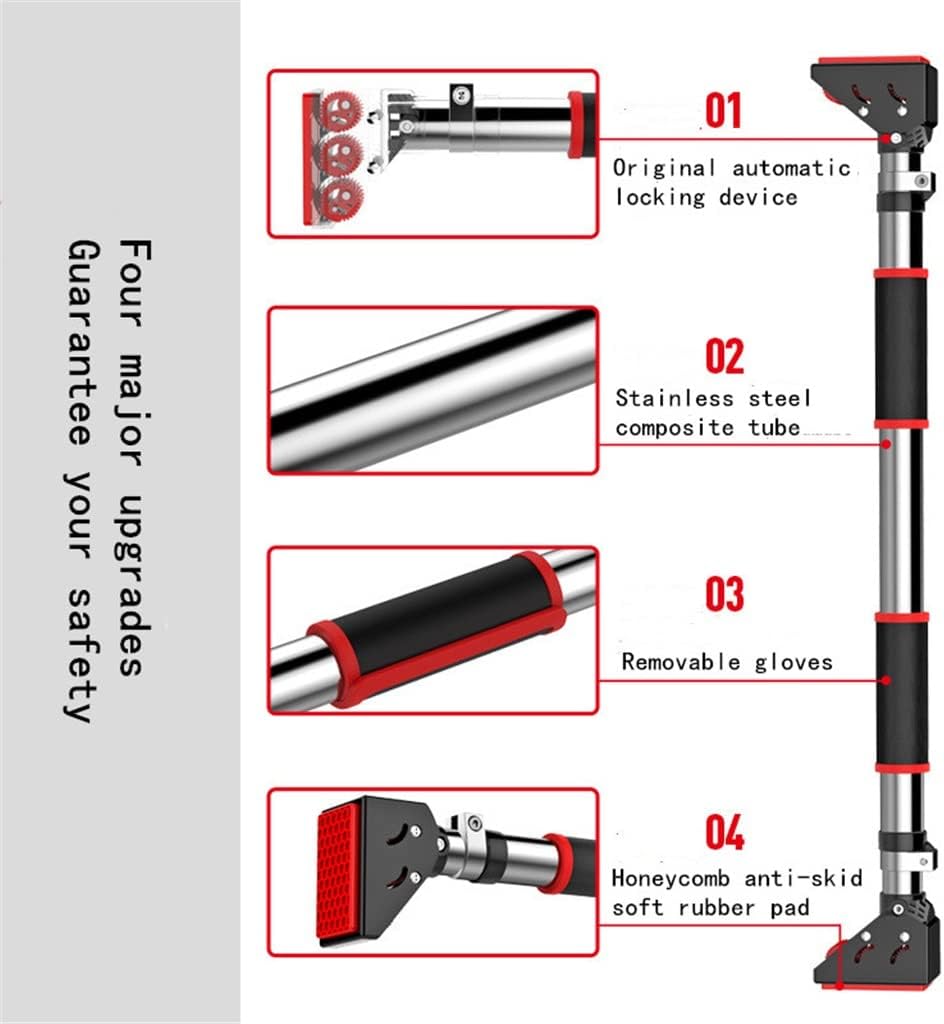 Door Horizontal Steel Adjustable Training Bars for Home Sport Bar Workout Pull Up Arm Training Sit Up Bar Fitness Push Up