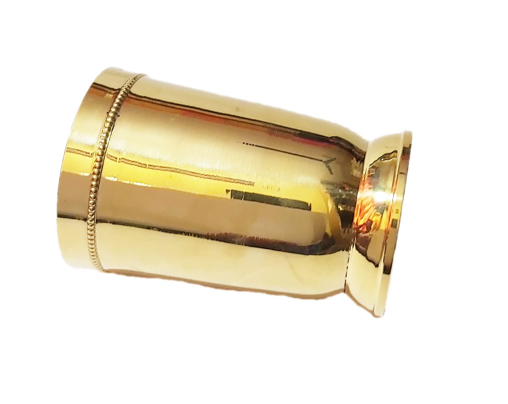 PARIJAT HANDICRAFT Brass mint julep cup capacity 10 ounce smooth finished