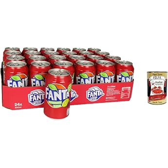 72 x Fanta Strawberry & Kiwi 330 ml + Italian Gourmet Polpa 400 g