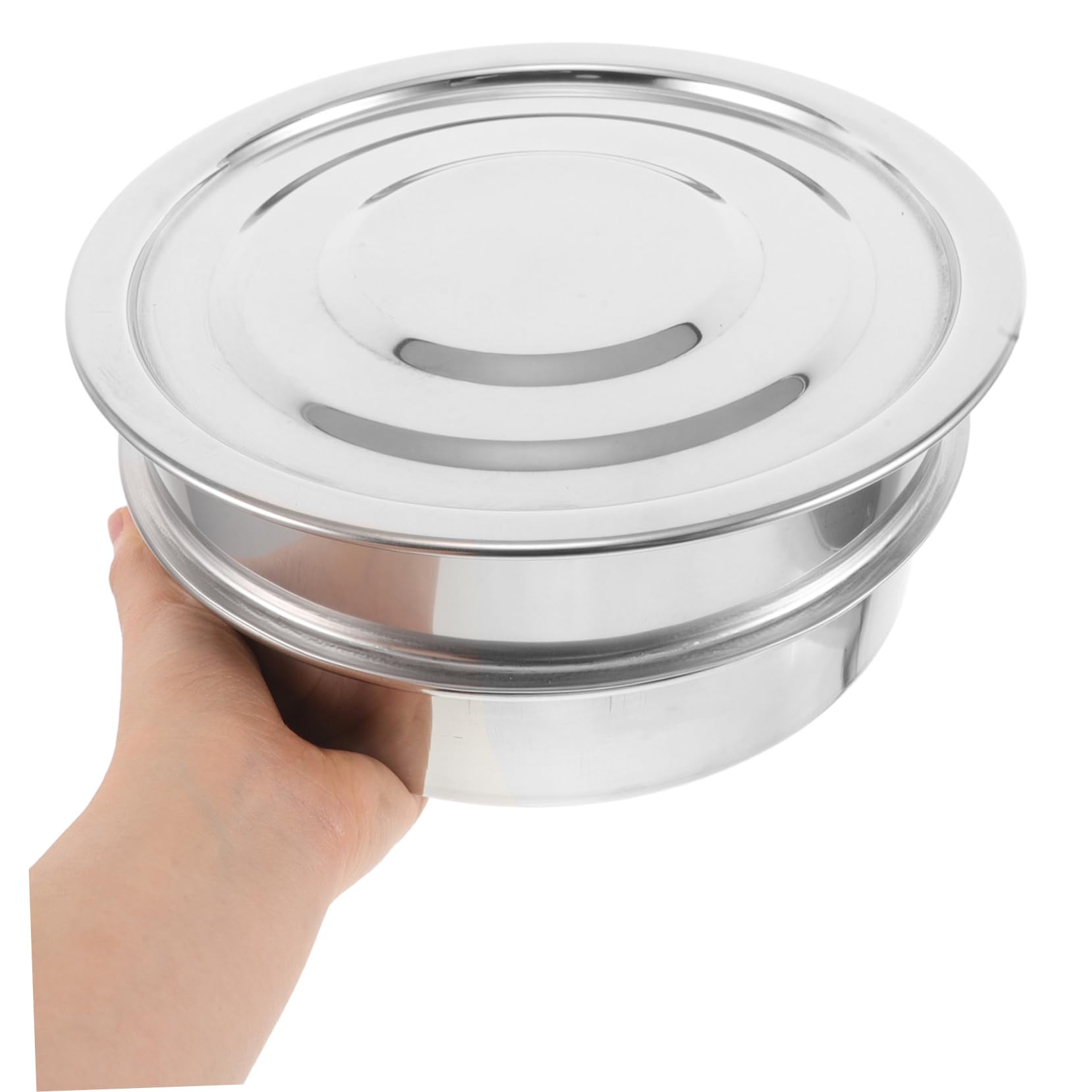 Kit de Germination en Acier Inoxydable 1 Set Argenté | Trays Empilables avec Couvercle, pour Pousses de Blé et Haricots, Usage Commercial et Restaurants