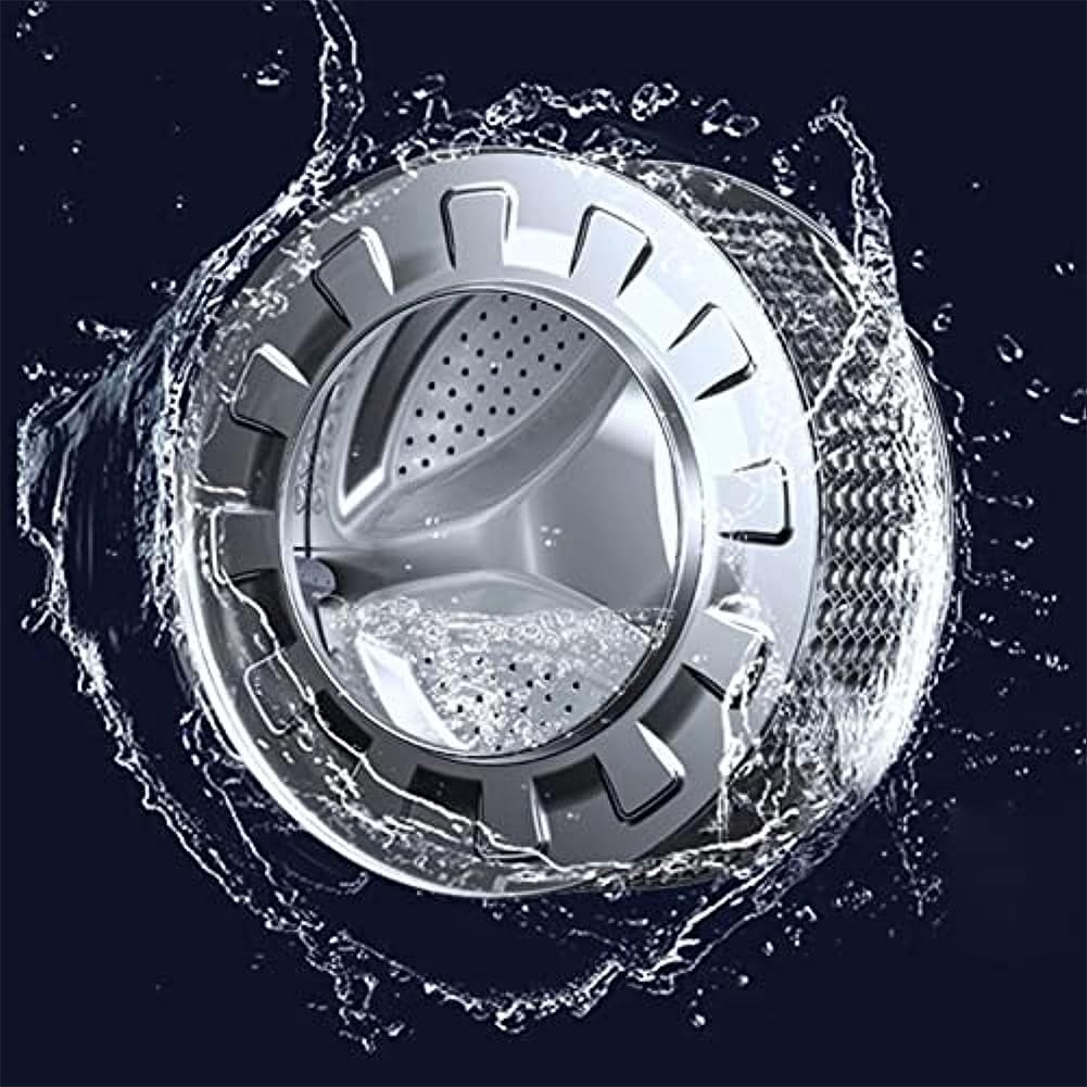 FURLOU Mini Lavatrice per la casa, Lavatrice Completamente Automatica a Parete, Lavatrice a asciugatrice, Lavatrice e asciugatrice Completamente Automatiche, capacità di 3 kg, per Bagno, Cucina