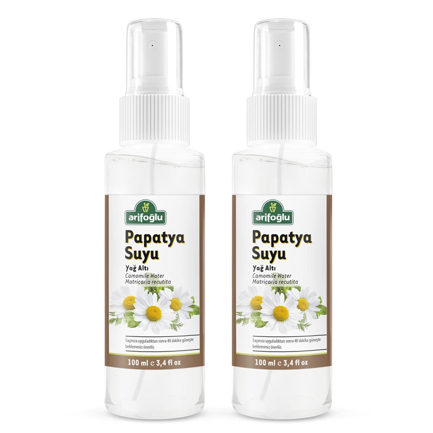Arifoğlu Papatya Suyu Sprey 100ml + 100ml 2 li Set